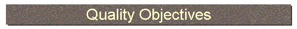 Quality Objectives